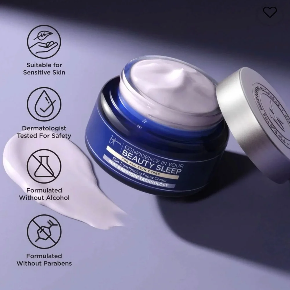 IT Cosmetics Confidence in Your Beauty Sleep Night Cream Trial Size 14 ml
